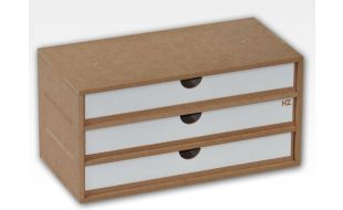 Hobbyzone 3 Drawers Module Landscape Orientation
