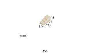 Aedes Ars Medium Battlement Supports 5 x 10 x 5 (Pack of 50 Supports)