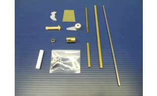 Dumas PT-212 Higgins MTB Preformed Hull Model Boat Kit 1257 - Running Gear Pack