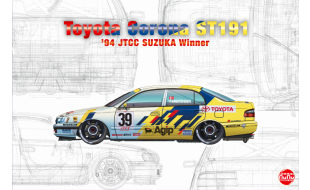 NuNu 1/24 Scale Toyota Corona ST191 94 JTCC Suzuka Winner Model Kit