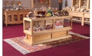 Natural Shop Counter Unit for 12th Scale Dolls House