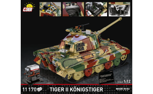Cobi 1/12 Scale Tiger II Königstiger Model Kit