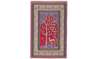 Red Quince Rug for 12th Scale Dolls House