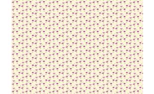 Pink Poppy Wallpaper for 12th Scale Dolls House