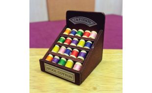 Cotton Reels and Holder for 12th Scale Dolls House