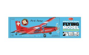 Guillows 1/24 Scale PC-6 Porter Balsa Model Kit