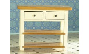 Cream Shaker Style Table for 12th Scale Dolls House