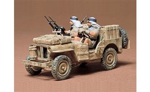 Tamiya 1/35 Scale British SAS Jeep with Figures Model Kit
