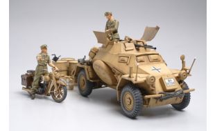 Tamiya 1/35 Scale German SDKFZ 222 Armoured Car Model Kit