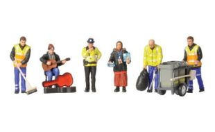 Branchline Modern Street Scene Figures 36-411 OO Gauge