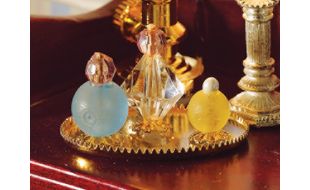 Perfume Bottles on Tray for 12th Scale Dolls House