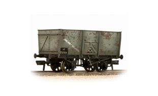 Branchline 16T Steel Slope-Sided Mineral Wagon BR Grey (Early) OO Gauge