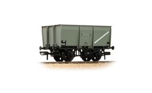 Branchline 16T Steel Slope-Sided Mineral Wagon Rivetted Doors BR Grey OO Gauge
