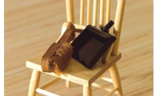 Dustpan and Brush for 12th Scale Dolls House