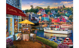 Cobble Hill Harbor Gallery 1000 Piece Jigsaw
