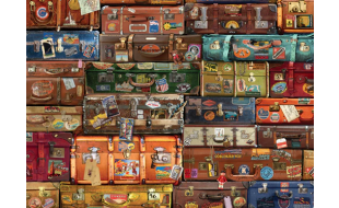 Cobble Hill Luggage 1000 Piece Jigsaw