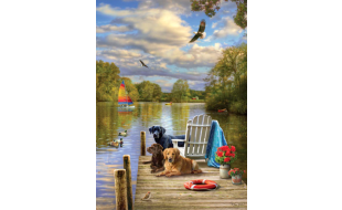 Cobble Hill Dog Day Afternoon 1000 Piece Jigsaw