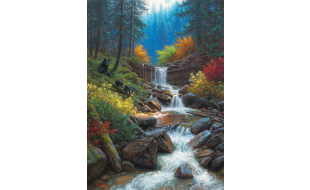 Cobble Hill Mountain Cascade 1000 Piece Jigsaw
