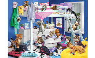 Cobble Hill Kitten Slumber Party 1000 Piece Jigsaw