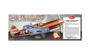 Guillows 1/16 Scale P-40 Warhawk Balsa Model Kit