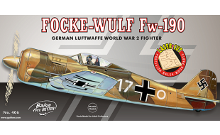 Guillows 1/16 Scale Focke Wulf Fw190 Balsa Model Kit