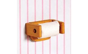 Toilet Roll and Holder for 12th Scale Dolls House
