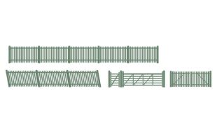 Peco Picket fencing green (inc. Gates & ramps) OO Gauge