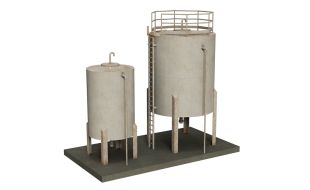 Branchline Depot Storage Tanks OO Gauge