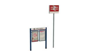 Branchline Station Signage Set 44-548 OO Gauge