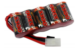 6V NiMH 3300mAh Battery Pack with Tamiya Connection