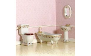 Luxury Victorian Bathroom Suite for 12th Scale Dolls House