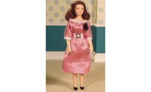 Margot in Dress Poseable Doll for 12th Scale Dolls House