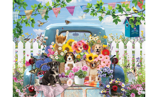 Cobble Hill Country Truck In Summer 500 Piece Jigsaw