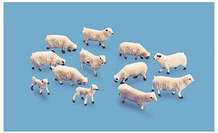 Peco Sheep & lambs OO Gauge