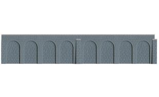 Peco Retaining Walls (350mm long) OO Gauge