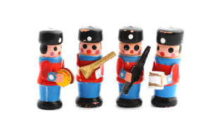 Toy Soldiers Pack of 4 for 12th Scale Dolls House