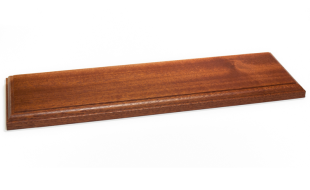 Wooden Varnished Display Boards and Brass Pedestals - Various Sizes