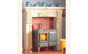 Wood Burning Kitchen Stove for 12th Scale Dolls House