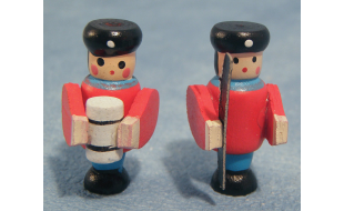 Painted Wooden Toy Soldiers for 12th Scale Dolls House