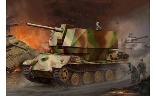 Trumpeter 1/35 Scale Flakpanther w/ 8.8cm FlaK36/37 Model Kit