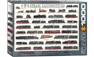 Eurographics Steam Locomotives 1000 Piece Jigsaw