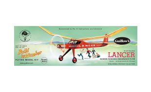 Guillows Lancer Build By Numbers Balsa Model Kit