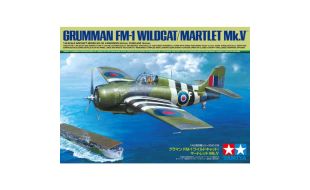 Tamiya 1/48 Scale Grumman FM-1 Wildcat / Martlet Mk.V Model Kit