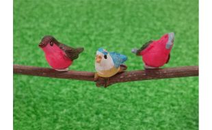 Set of 3 Birds for 12th Scale Dolls House