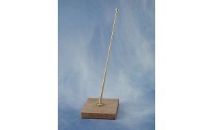 Angled Brass Flagstaffs