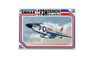 EMHAR 1/72 Scale F3H Demon (F3H-2N or F3H-2M) Model Kit