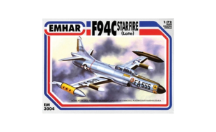 EMHAR 1/72 Scale F94C Starfire (Late) Model Kit