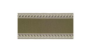 Olive Green Edged Stair Carpet for 12th Scale Dolls House