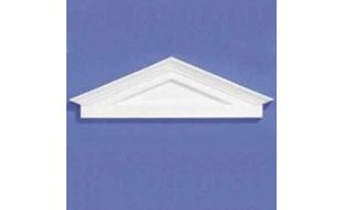 White Plastic Pedimentfor 12th Scale Dolls House