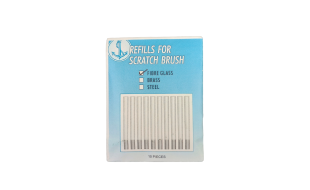 Expo Pack of 10 4mm Glass Fibre Refills for Glass Fibre Scratch Brush